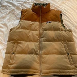 Patagonia Two-Tone Tan and Brown Vest